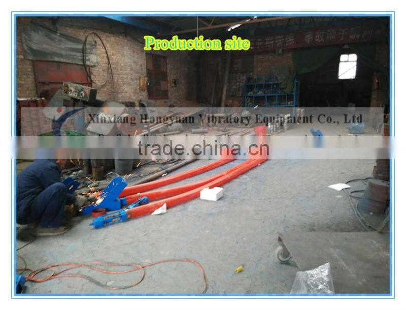 Portable / Mobile grain suction machine with soft pipes