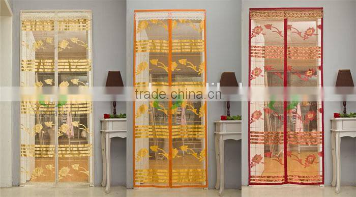 Magnetic screen doors/ magnetic curtain door/magnetic door screen curtains