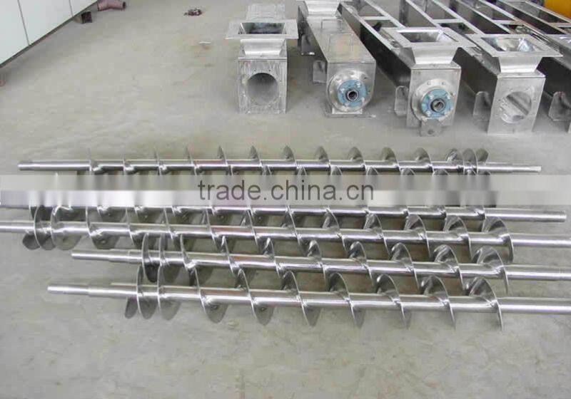 High production capacity sawdust flexible screw conveyor