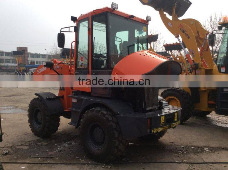 Best price 1.6 ton mini loader with ce, small turning radius and flexible moving machine for sale