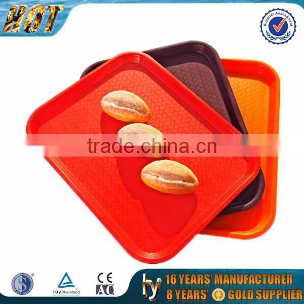 rectangular plastic tray for food