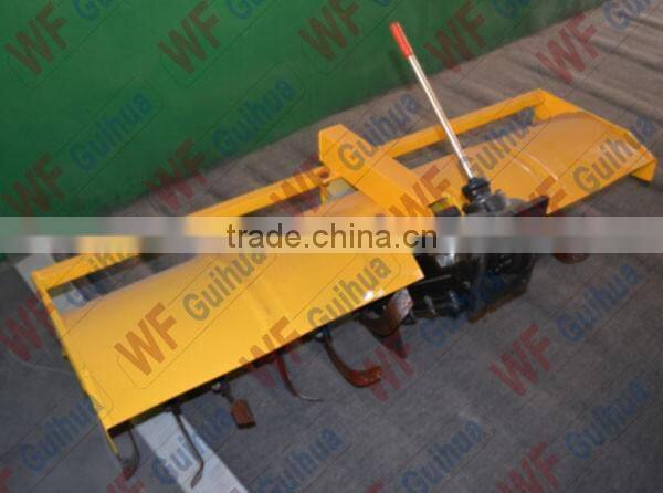 Rotary tiller for 2 Wheel Drive mini tractor