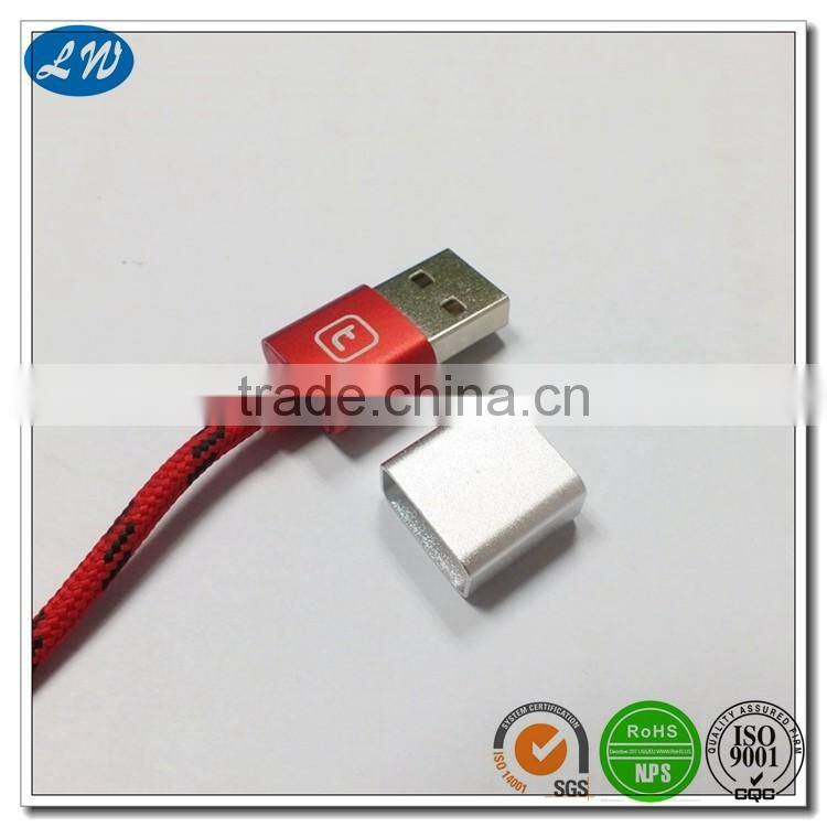cheap cnc machining service for aluminum spare parts with USB charger