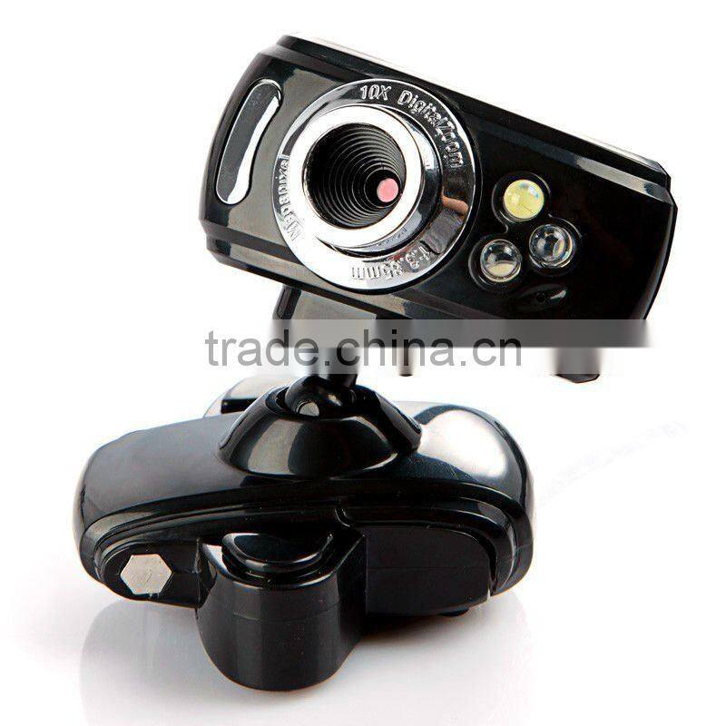 50M USB 2.0 Webcam 3 LED PC Camera HD Camera Web Cam MIC for Computer Laptop