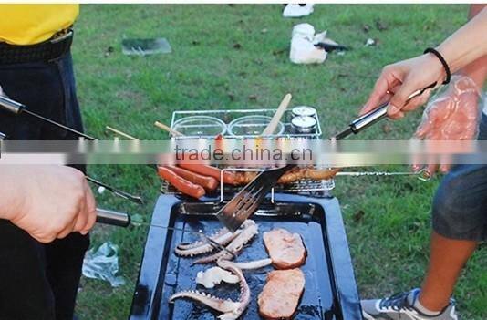 2015 Stainless steel barbecue tools three-piece suit