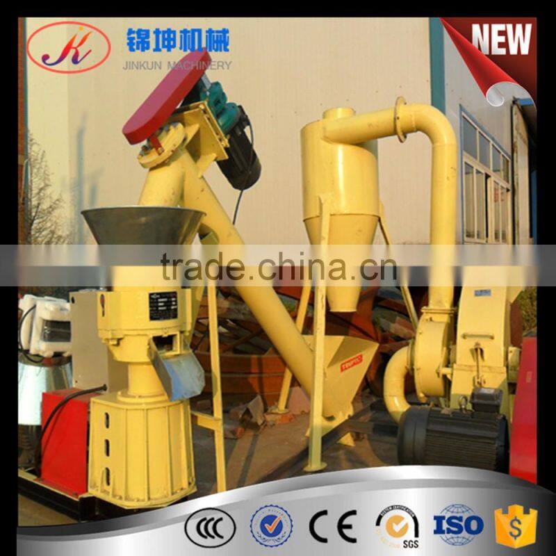 37kw and 500-600kg/h Houme use flat die pellet mill