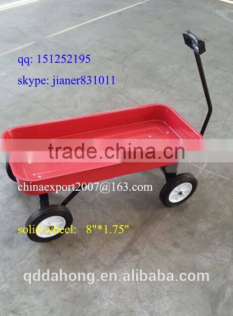 Kid's Tool Cart,Kid's Wheelbarrow ,Children Wheel Barrow with 4 Solid Wheel TC1805