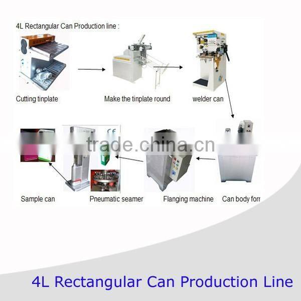 Square Can / Tin Box Making Machine Production Line