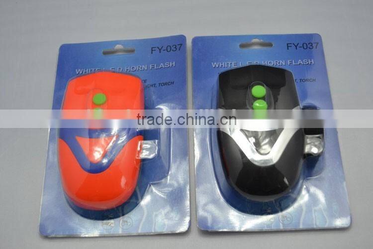 led bicycle light with horn led front bicycle light bike light
