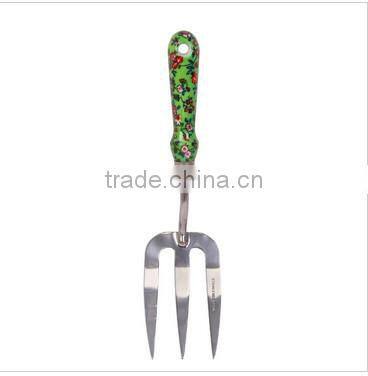 Garden Hand digging Tool With Plastic Handle With Stainless Steel Head