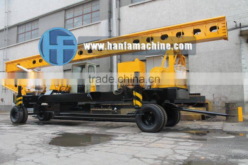 High drilling efficiency! High power! S400 trailer-hitched concrete core drilling machines