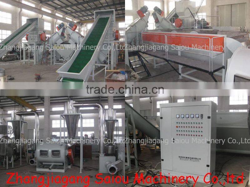 Hdpe Bottle Washing Recycling Drying Line Manufacturers In China
