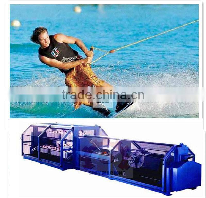 China mainland new technology climbing coir jute sisal plastic dual rope stranding making machinery for mooring braided rope