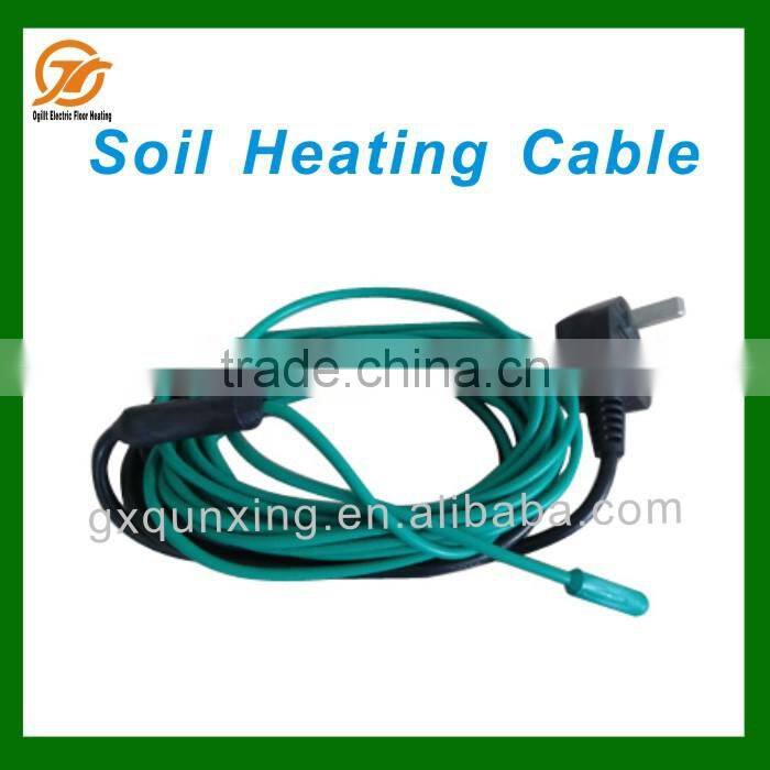 plant heating heated soil warming cable