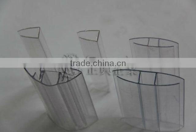 u-profile polycarbonate/pc profile/plastic connectors