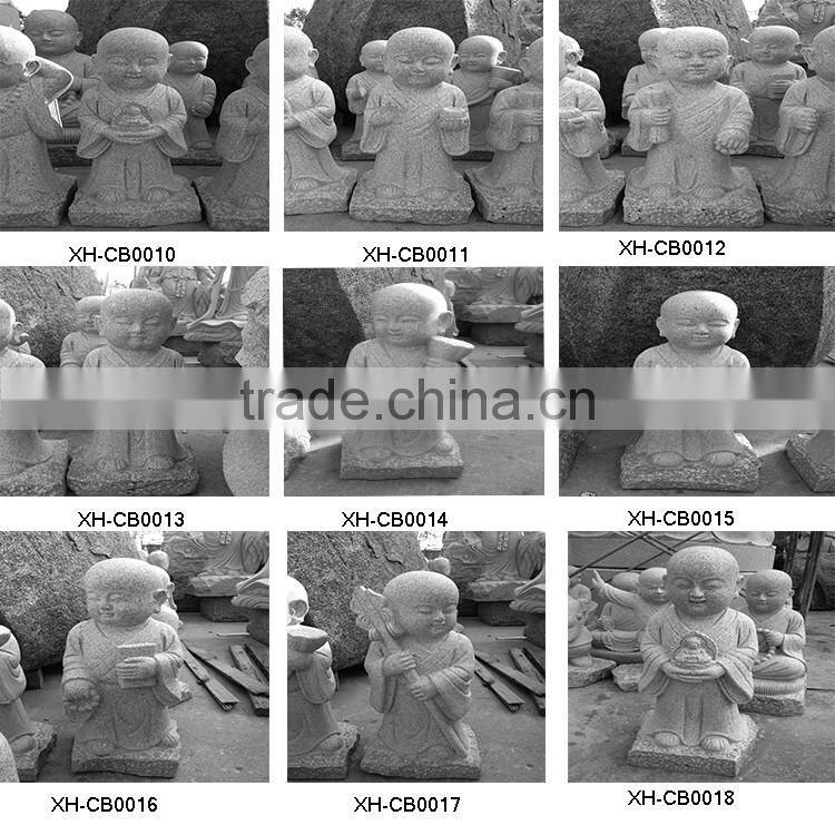 Lovely stone monk buddha statue with package