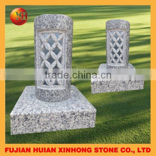 Irregular cheap moroccan shape handcarved nature stone fence lantern