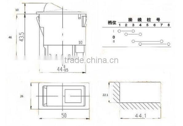 forward and reverse switch for electric golf car