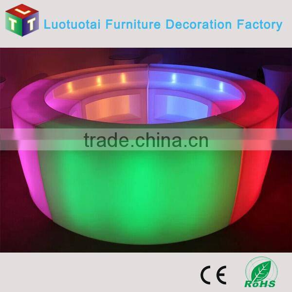 Color changing led bar counter for party, events, wedding