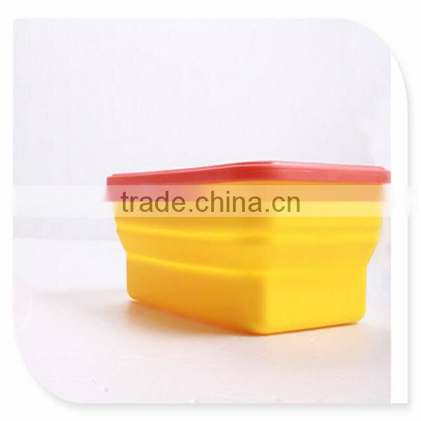 Eco-friendly collapsible flower shape silicone bowl cover