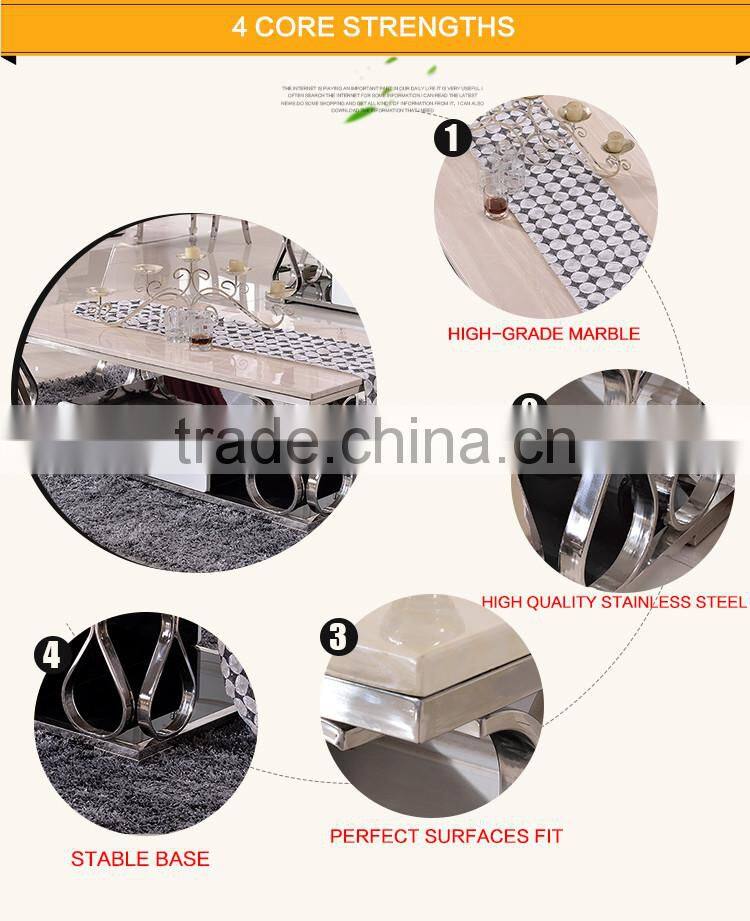 C387 Italian Marble Corner Table Square Coffee Table