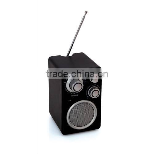 Hot plastic wireless speaker with radio shape