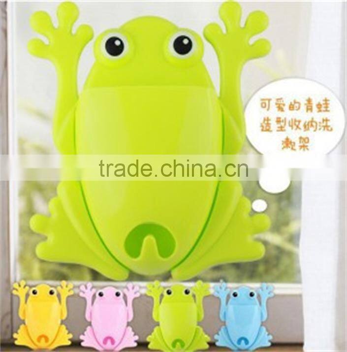 N193 Wall Mounted Bathroom Kids Toothbrush Cup Lovely Plastic Toothbrush Holder