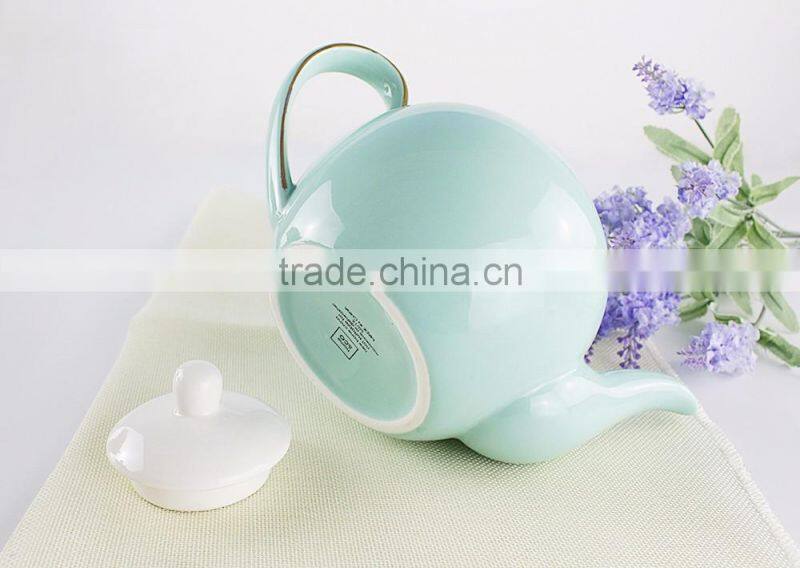 Cheap chinese ceramic teapots bluk wholesale with custom logo