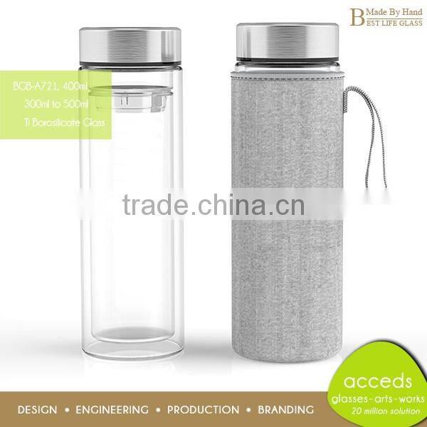 Best selling products 2016 premium glass infuser bottle from alibaba China