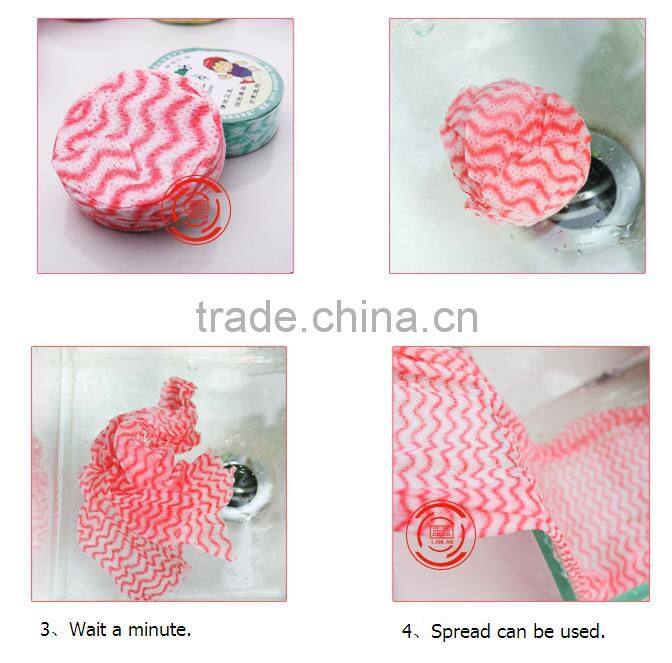 Hangzhou 100% cotton compressed colorful towel