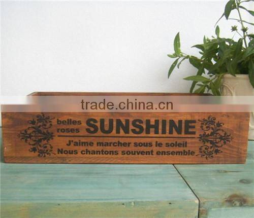 Zakka Nostalgic Wooden Pallet Vintage Wooden Tray Completely Solid Wood Storage Box wood Craft Home Decoration A pair