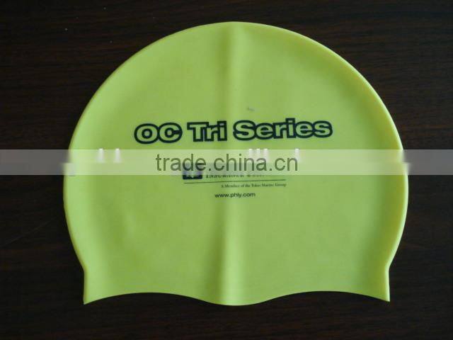 Environmental stretchable deformation silicone swimming cap