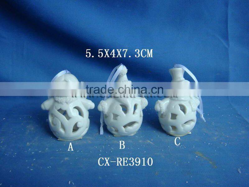 porcelain ashtray Various Shapes Personalized Christmas Ornaments For Tree Hanging