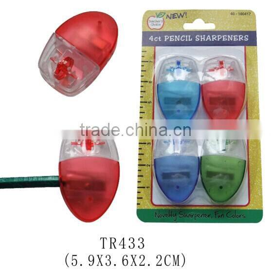 Hot sale mouse shape plastic pencil sharpener