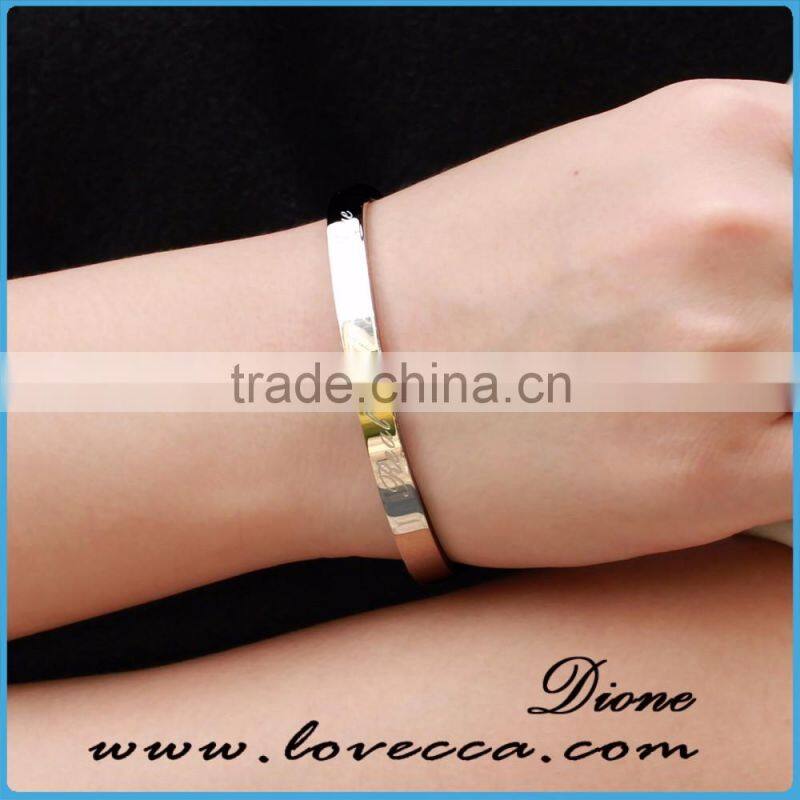 SLGH611 Women Men Jewelry Gift Stainless Steel Bangle