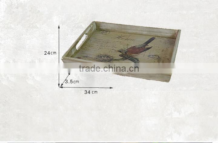 Rural printing Wooden Serving Trays