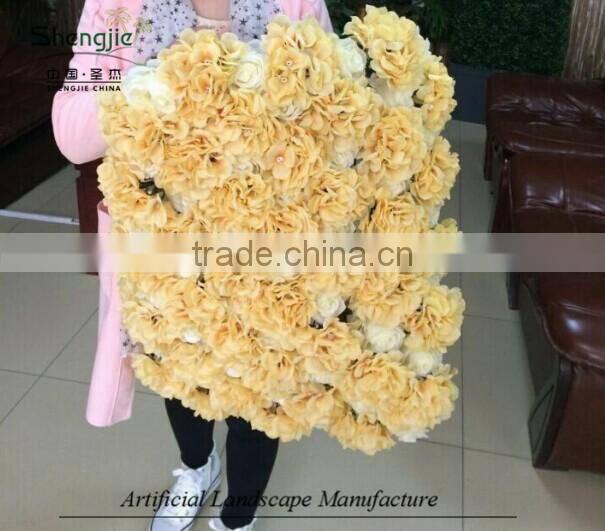 hydrangea and rose flower ,artificial flower carpet for sale