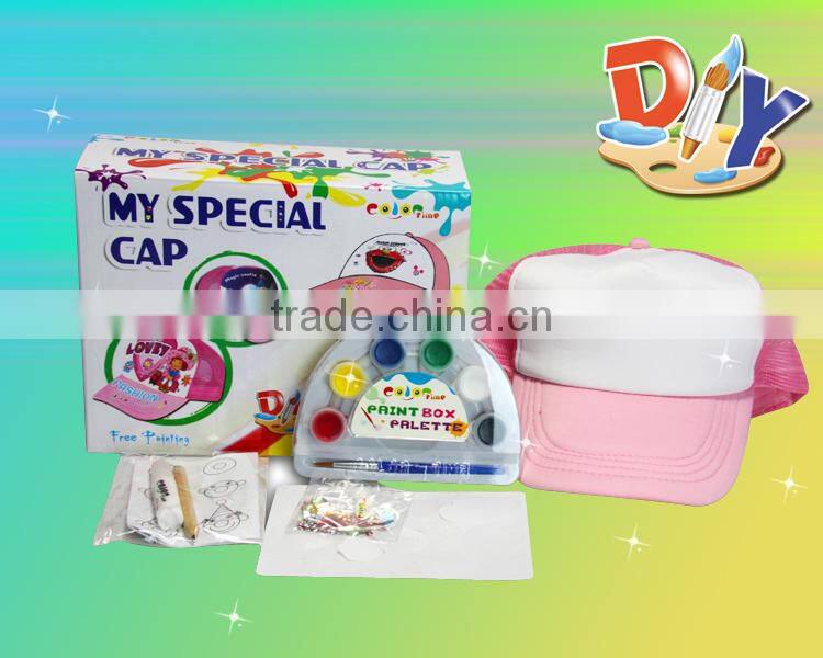 hot sale Diy creative drawing and Painting cap for kids