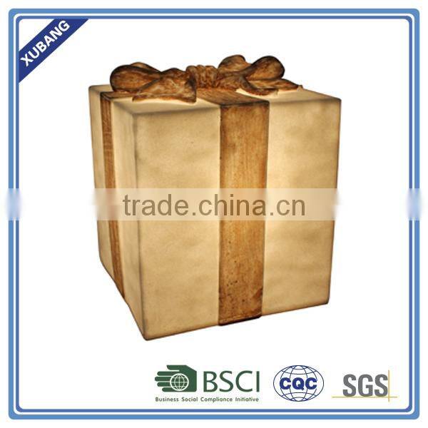 promotion low price classical children'best love Christmas gift box lamp out door