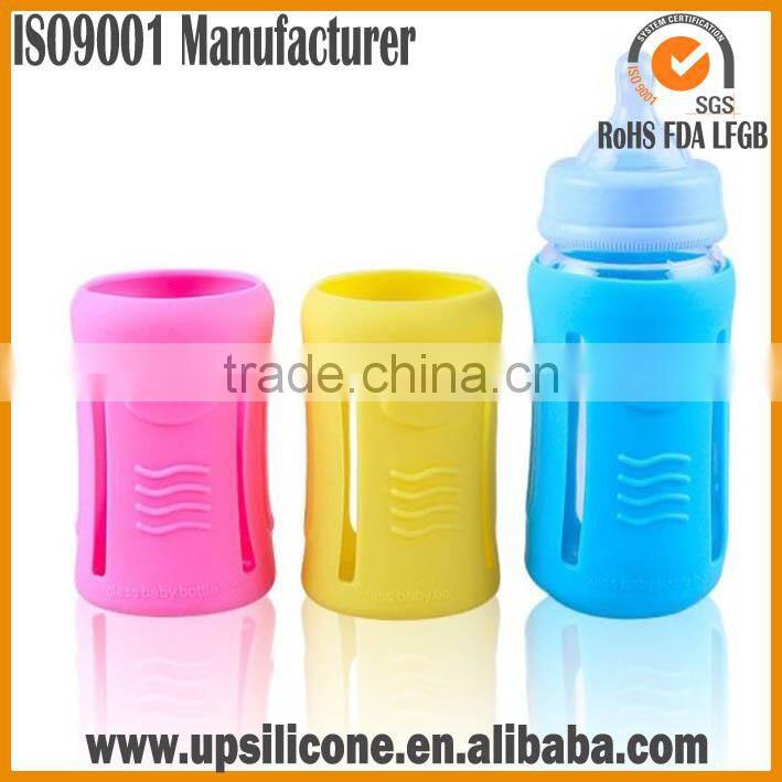 baby bottle sleeve Glass Bottles glass baby feeding bottle cover