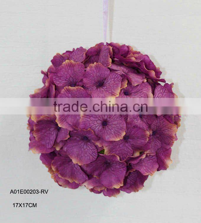 artificial wedding hydrangea ball
