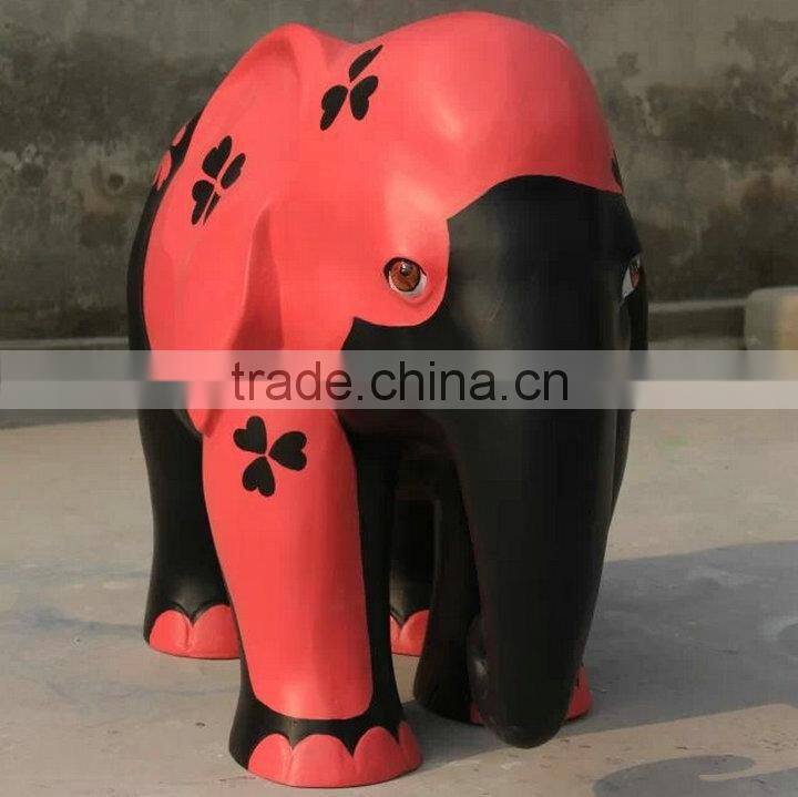 FRP playground display elephant mascot