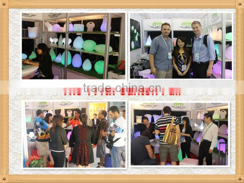 rechargeable LLDPE color change led decorative table lamp