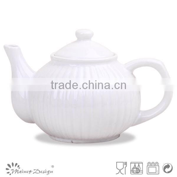 2016 fine quality ceramic white tea pot