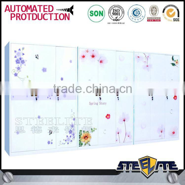 Bedroom metal wardrobe 3 door godrej steel almirah design price