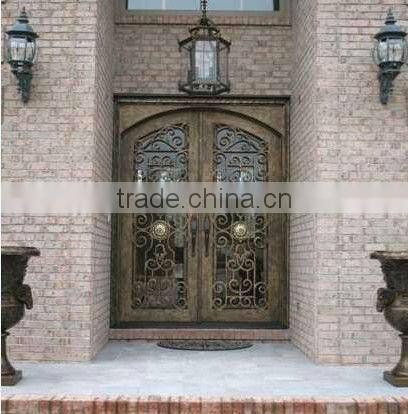 Bisini galvanize grill wrought iron door (BG90052)