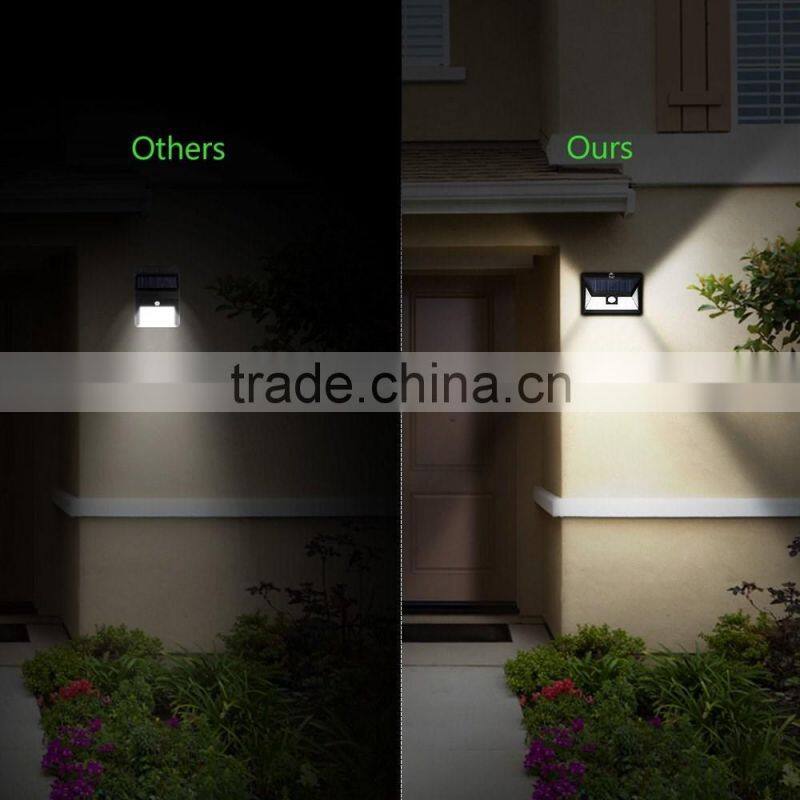 24 LED motion waterproof outdoor solar street light