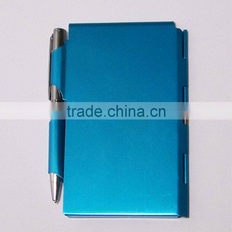 Hot selling novelty metal memo pad holder