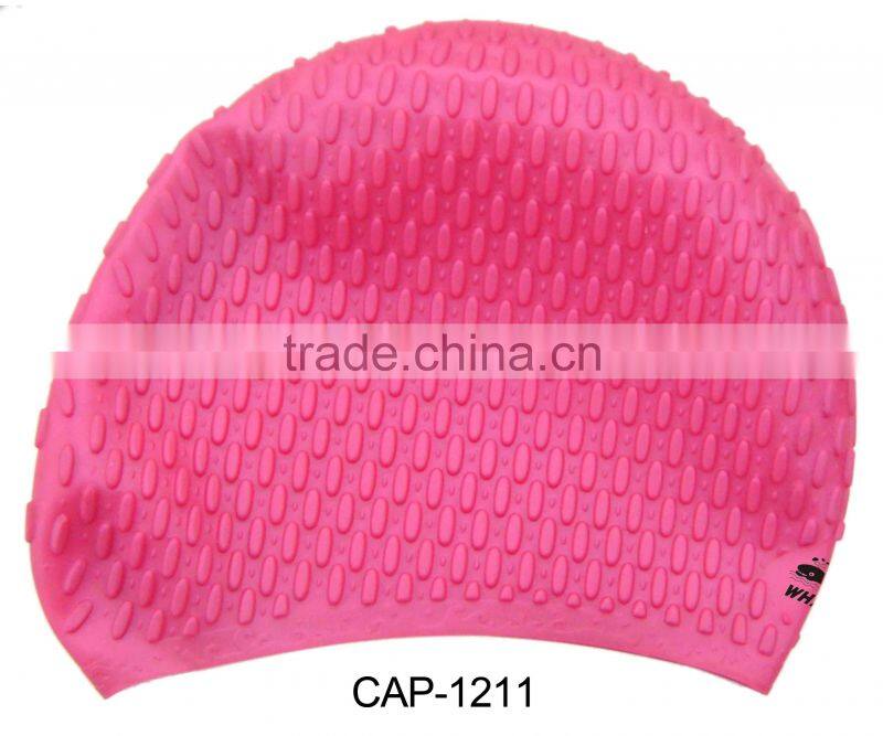 100% Silicone shark swim cap,funny swimming cap,water drop design(CAP-1200)