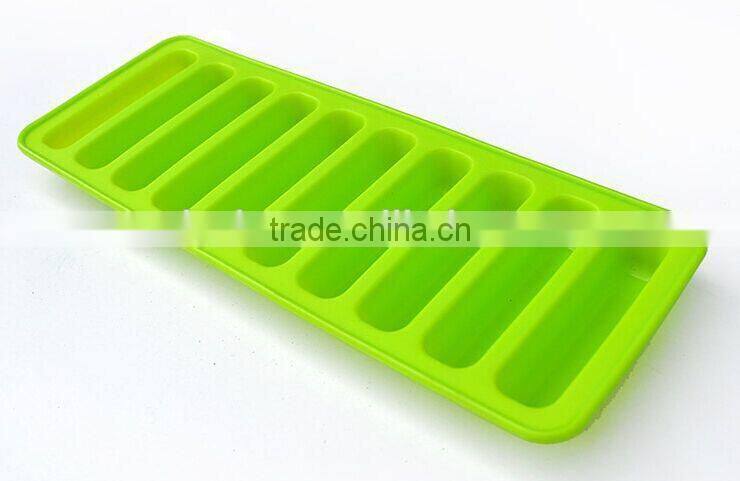 Safe Silicone Ice Cube Tray , Ice Cream Bar Molds